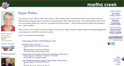 Desktop Screenshot of marthacreek.com